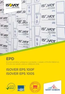 ISOVER EPS 100F, 100S, 3015-EPD-030057676, CENIA, 2019