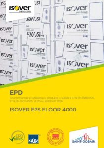 ISOVER EPS FLOOR 4000, 3015-EPD-030057680, CENIA, 2019